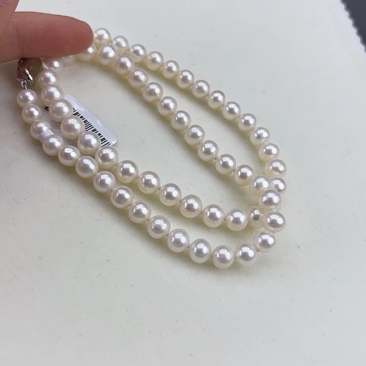 淡水珍珠未镶嵌颈饰➕6.7