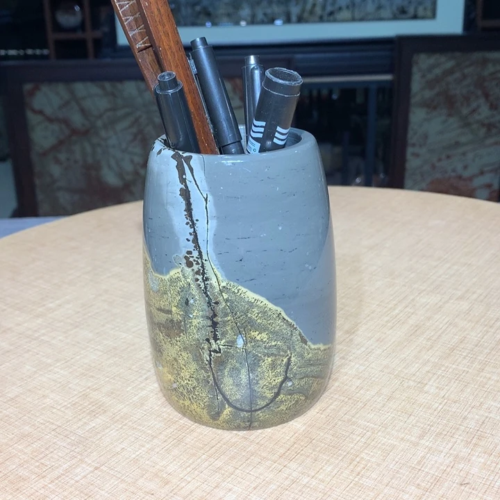 ，广西国画石摆件，收藏观赏