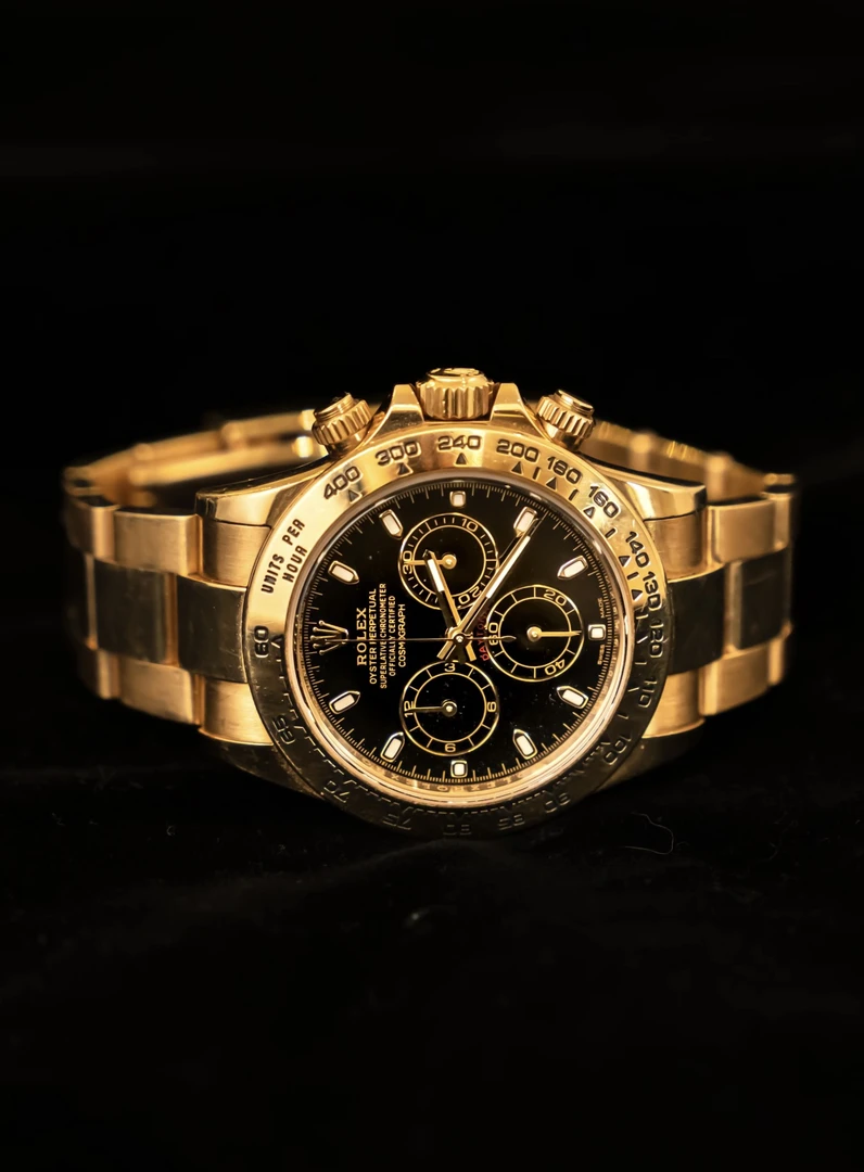 99新 Rolex/劳力士 116508全金黑武士23年二手国行双吊牌全套全长