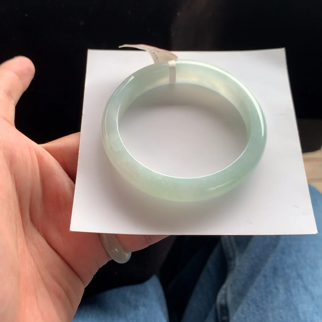 翡翠未镶嵌手镯30号55.6