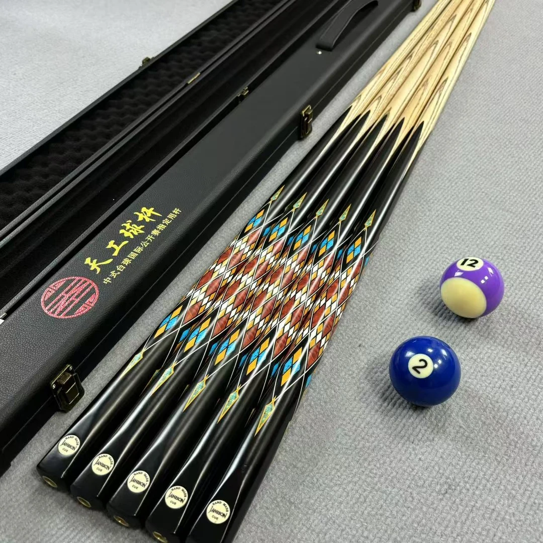 10.3mm小头一体台球杆中式黑八斯诺克专用台球杆桌球杆入门新手