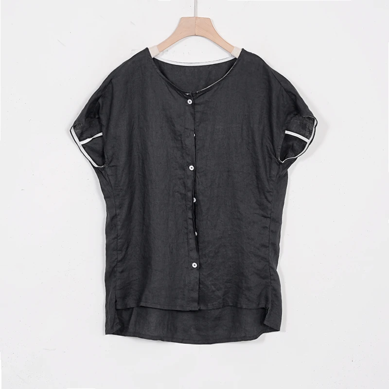 【蓉哥出品】亚麻文艺无袖上衣8769
