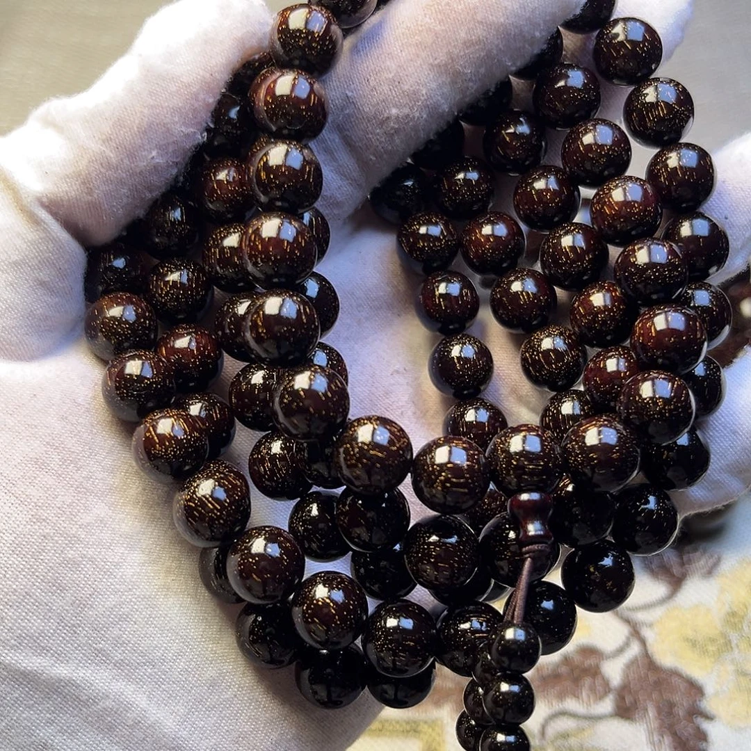 檀香紫檀（小叶紫檀）1.0 108颗满天星