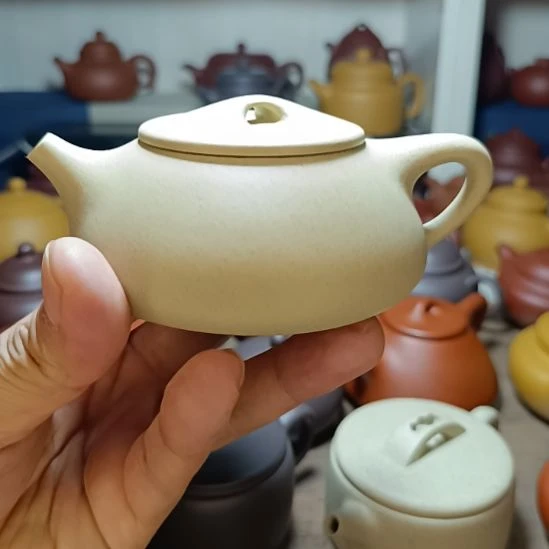 紫砂茶盘原矿本山景舟石瓢230cc半手工