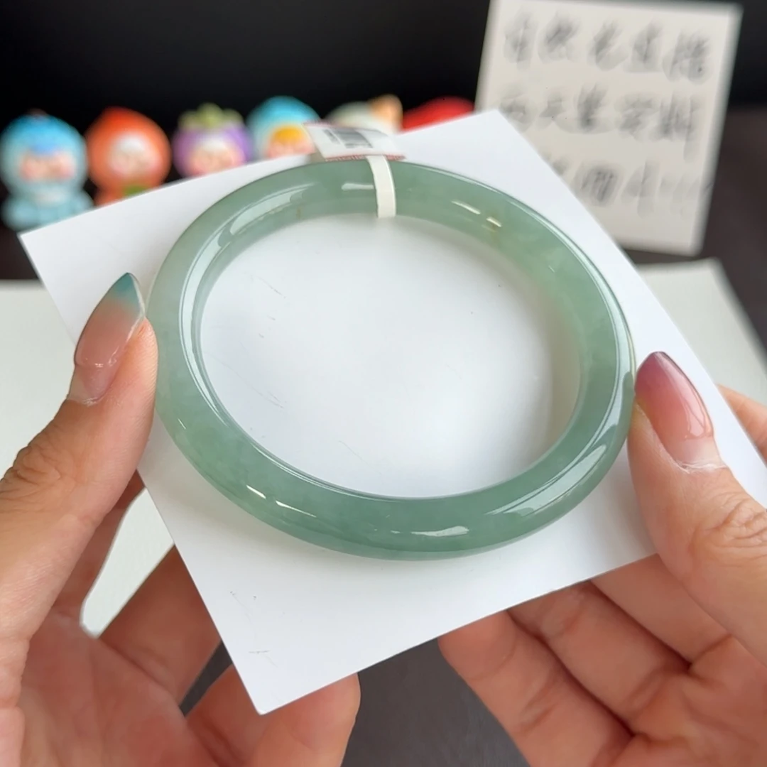 翡翠未镶嵌手镯28号 60.7