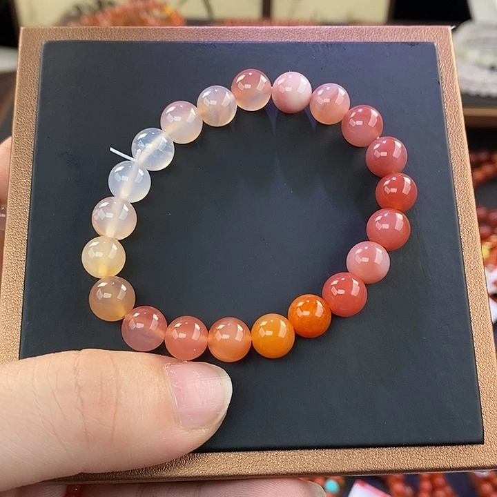 南红玛瑙未镶嵌手链