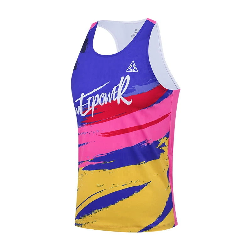 新款男女跑步竞速背心A+运动竞赛半袖圆领透气吸汗薄款T恤马拉松