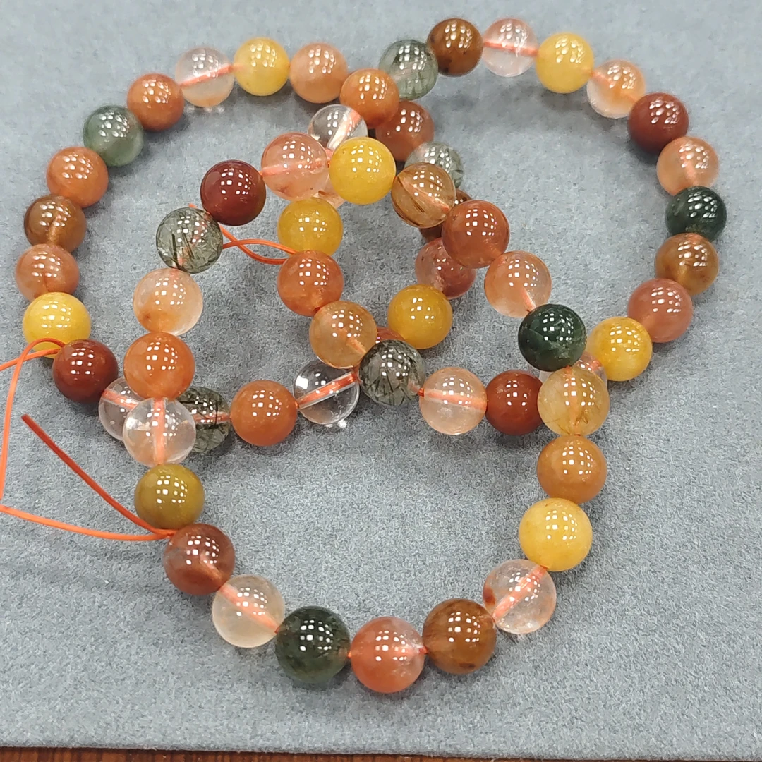 【书记甄选】天然福禄寿单圈手链 多样性发一件 约9mm XL428