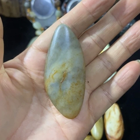 和田玉（糖玉）未镶嵌车挂