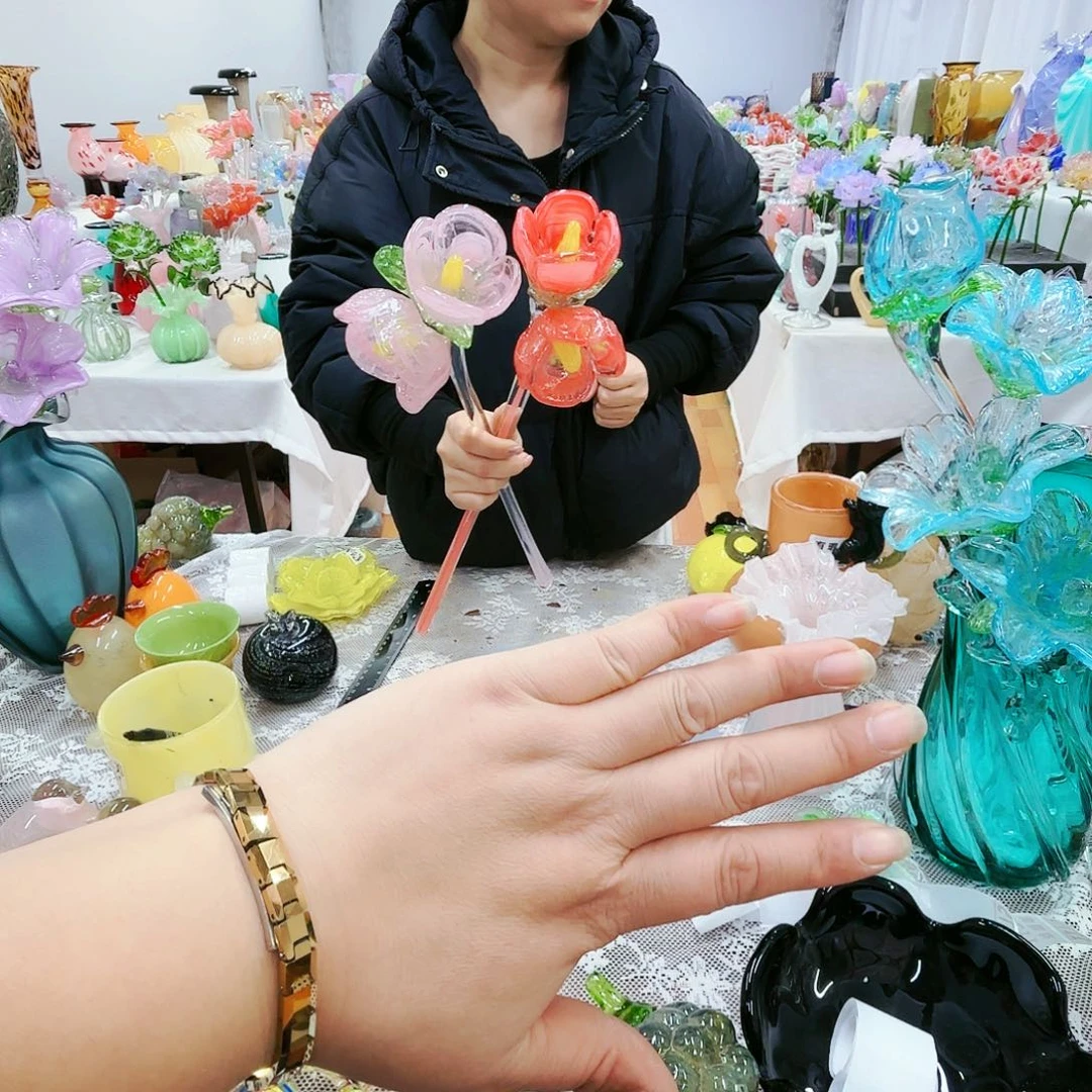 福利不退不换琉璃花瓶艺术品