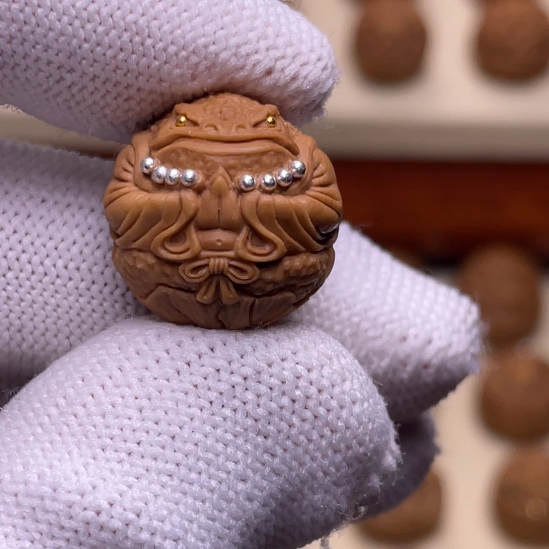 猴头核桃吊坠拜佛17+