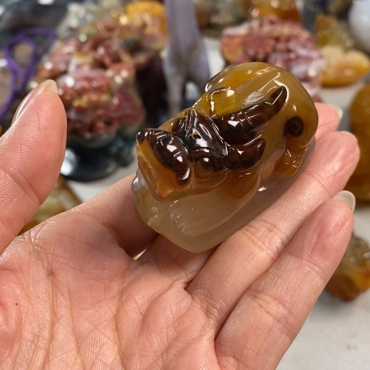 玛瑙/玉髓吊坠(不含链)未镶嵌