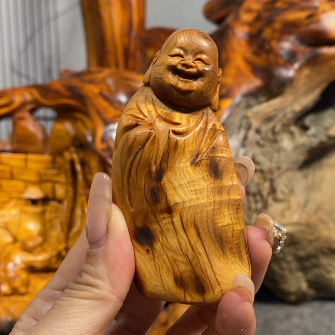 【闪购商品】柏木（崖柏）根雕木雕工艺品摆件创意，满10送1手把件