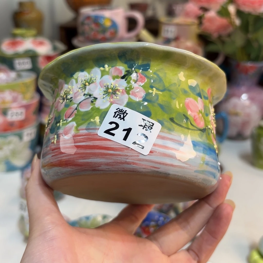 景德镇手绘高温釉下彩陶瓷茶具