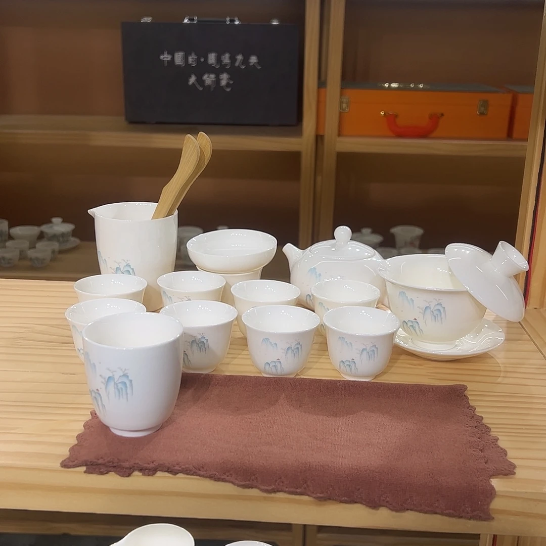 蓝色山水16件0000000000