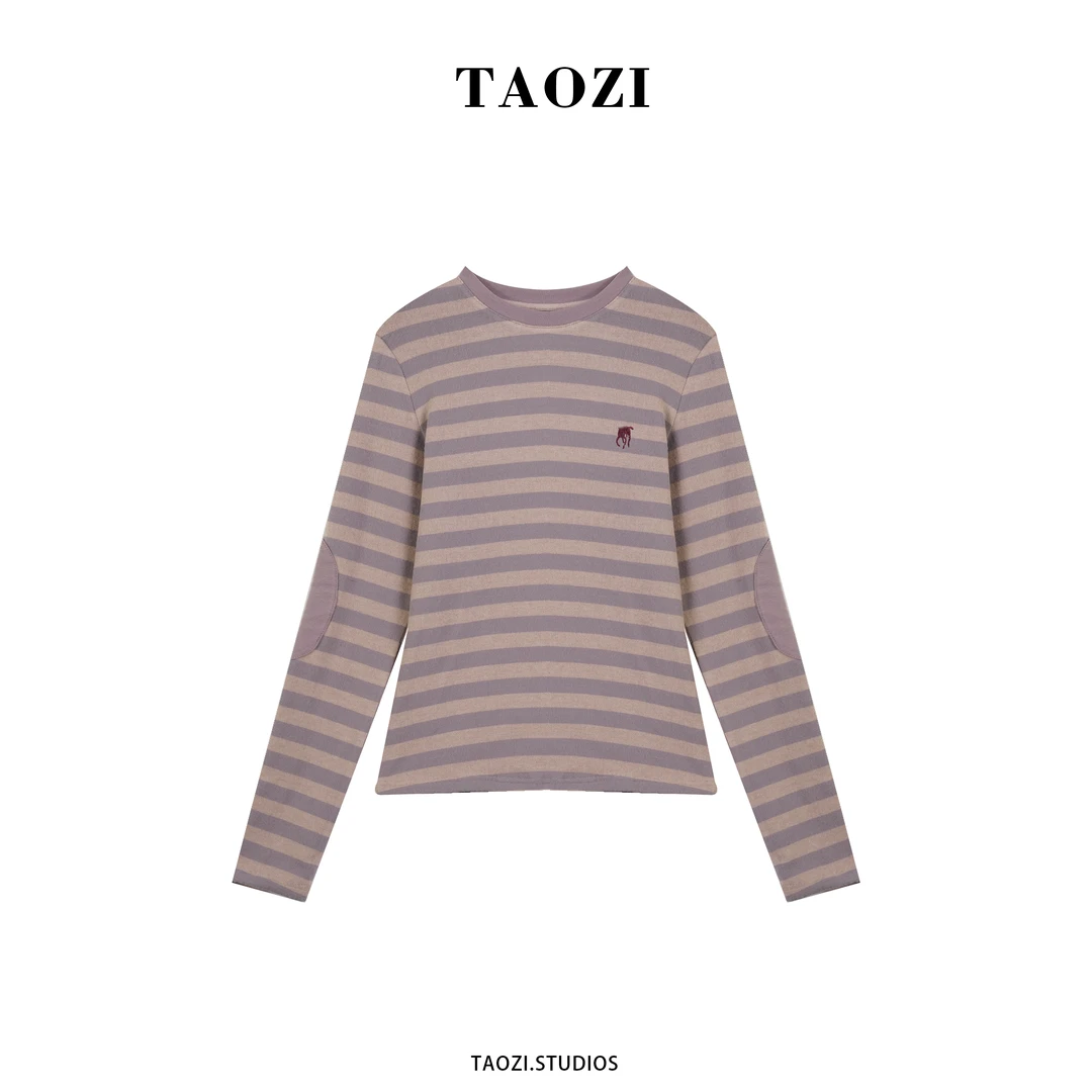 【纹纹】2025秋冬新款百搭简约时尚长袖上衣TZD399