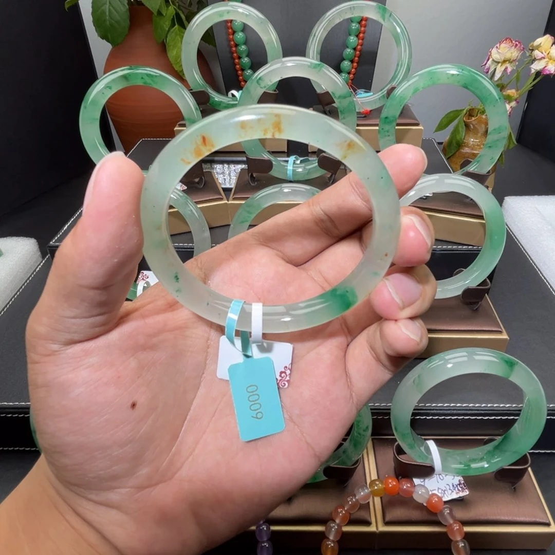合金手镯石英质玉（非洲翠）思*