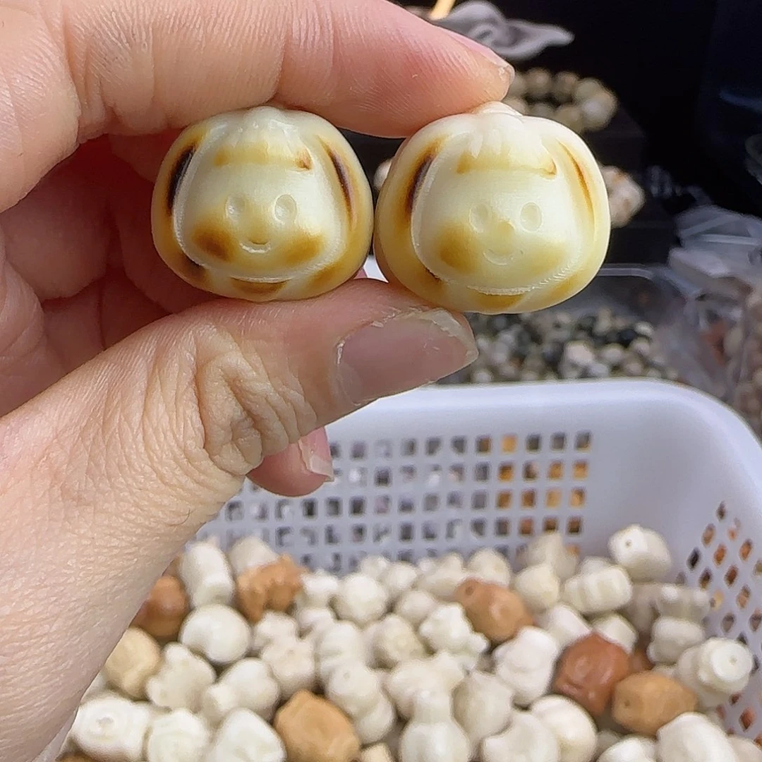 菩提根/象牙果吊坠微瑕疵牙果轻炭烤南瓜多妹4颗