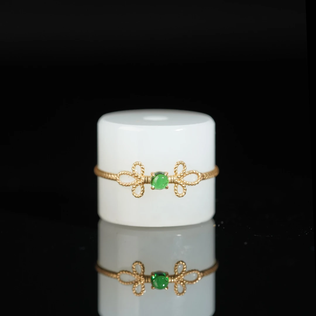 严选精品18k和田玉配件白玉圆柱约12*15