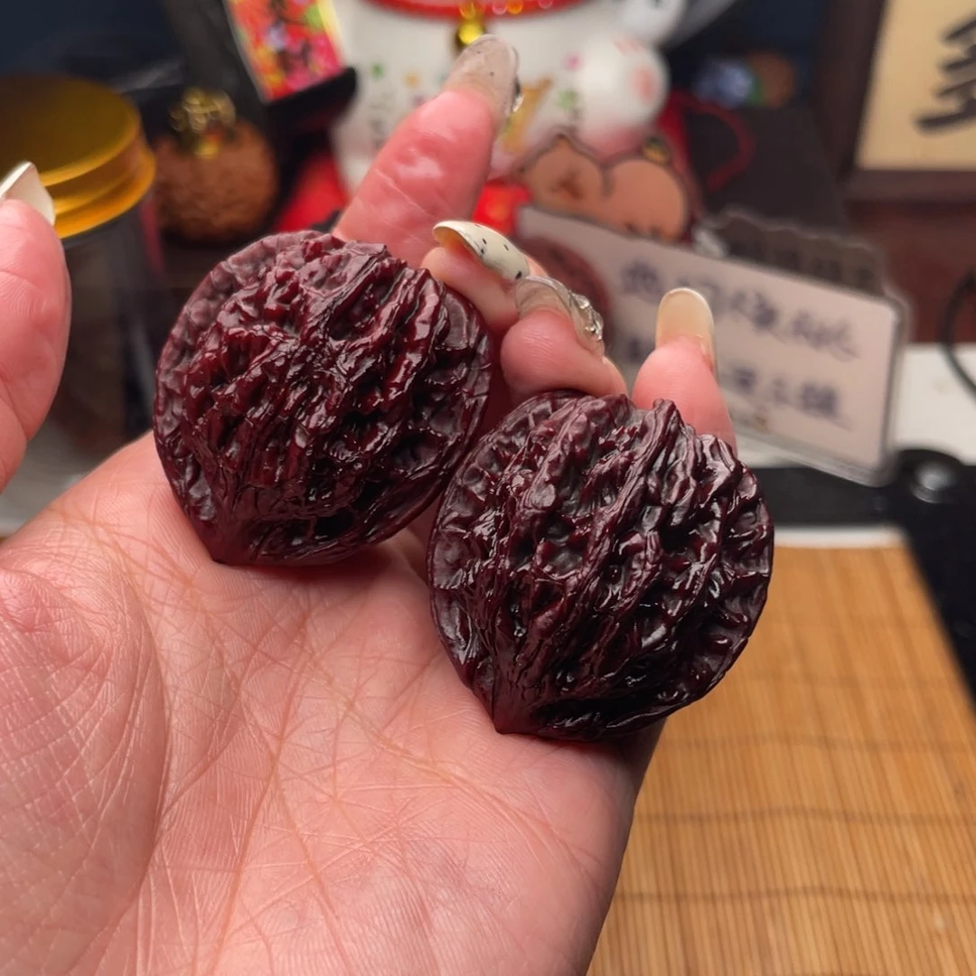 吊坠文玩核桃酒红麦虎