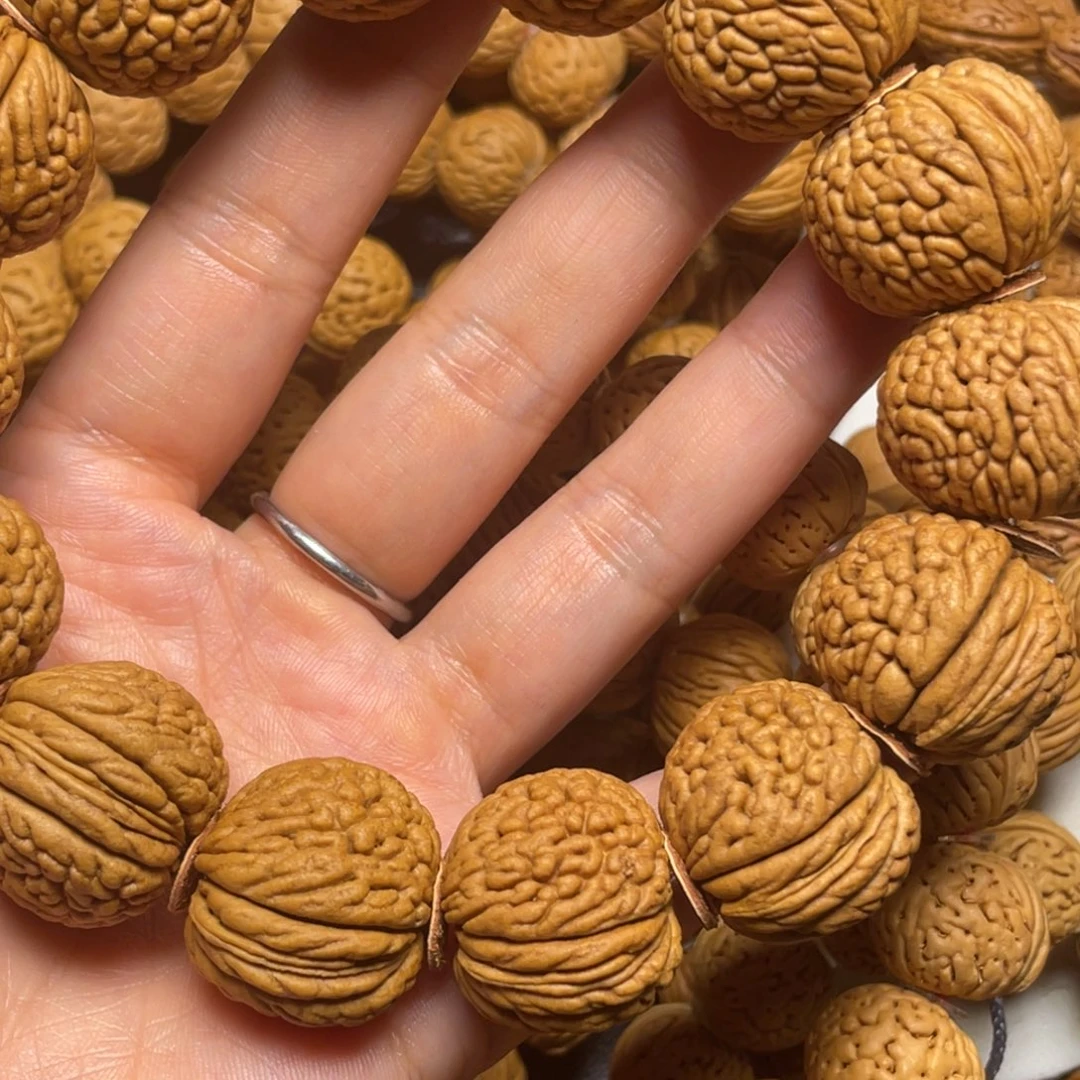 倚***风桃木桃核手串24+龙鳞王