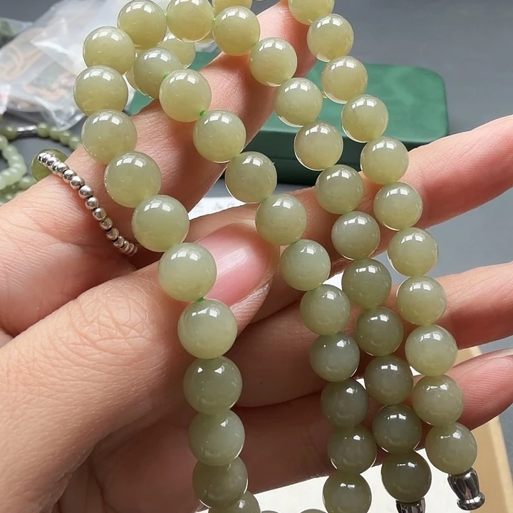 和田玉未镶嵌手链21