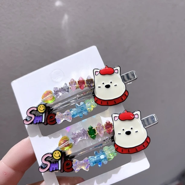 B265高品质小狗一对鸭夹