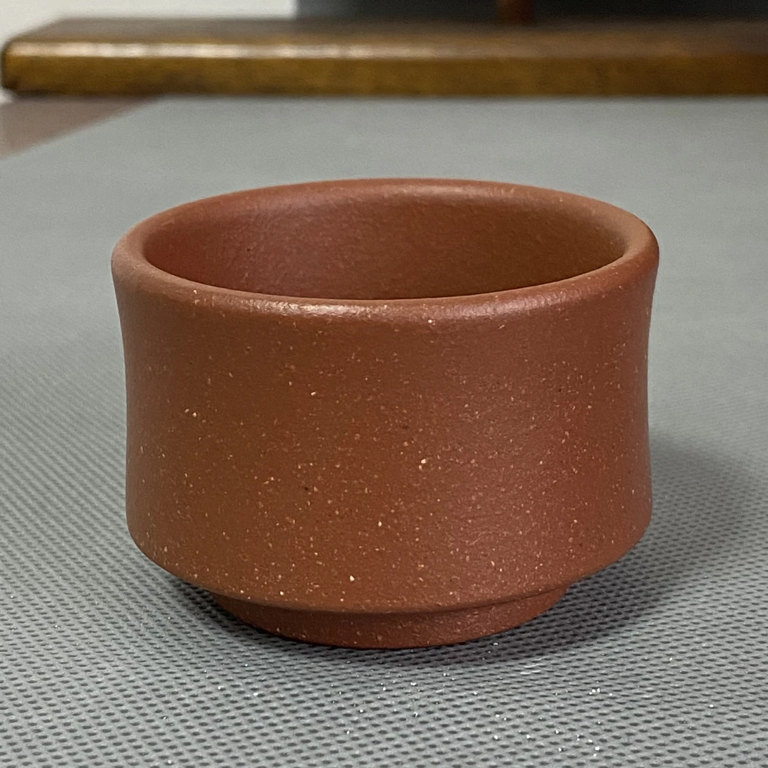 原矿降坡泥半手工直身精美品茗杯