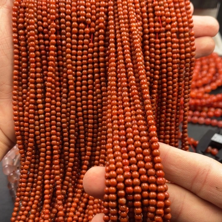 南红玛瑙未镶嵌多样性发一默认微瑕称重3.8mm