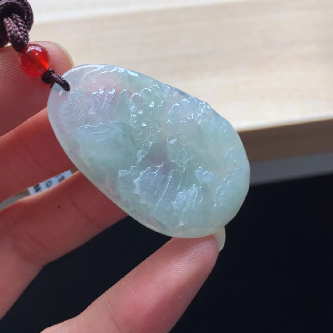 颈饰未镶嵌翡翠吊坠