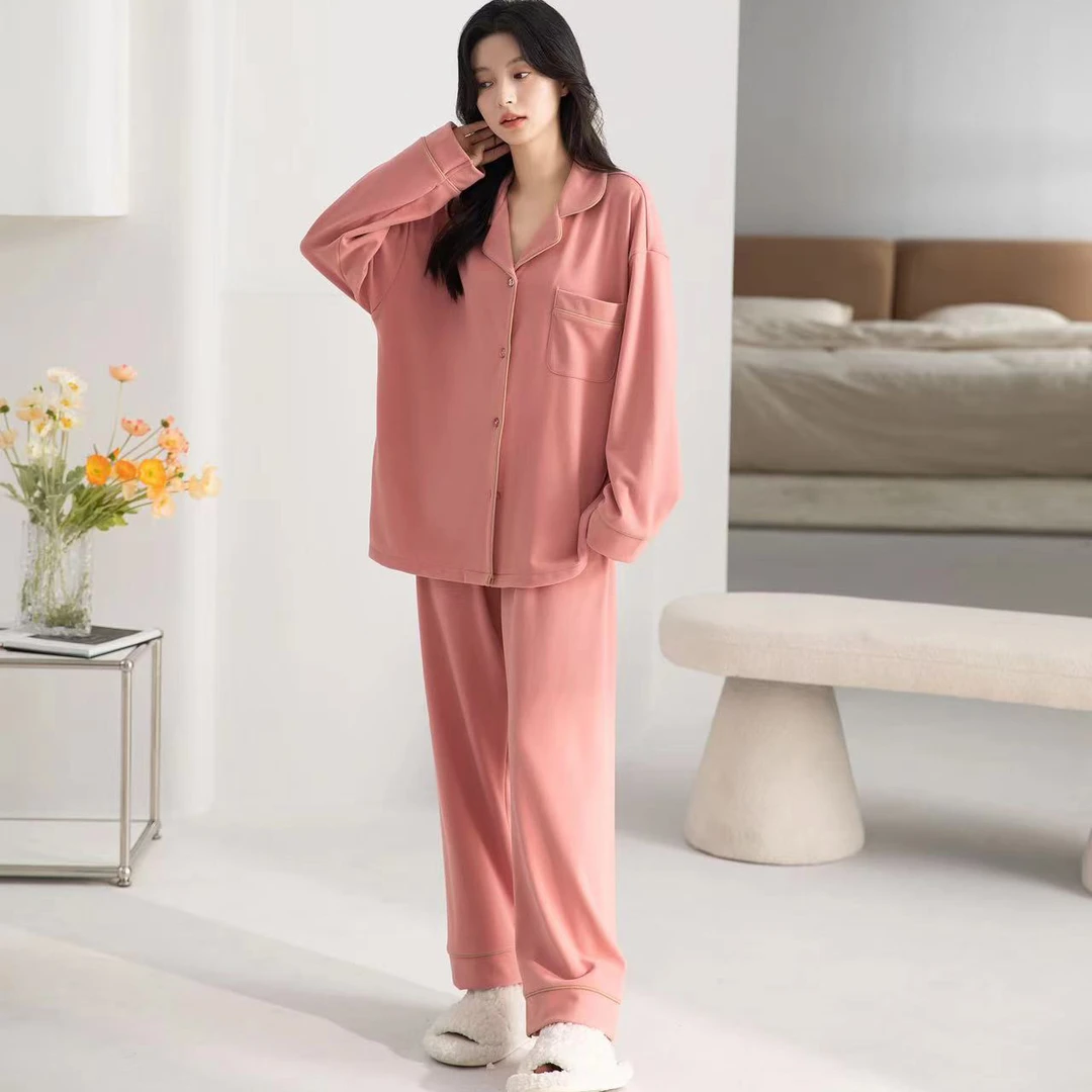 门店3&99！暖暖绒睡衣」面料鼎巨柔软蓬松速暖家居服套装C25406