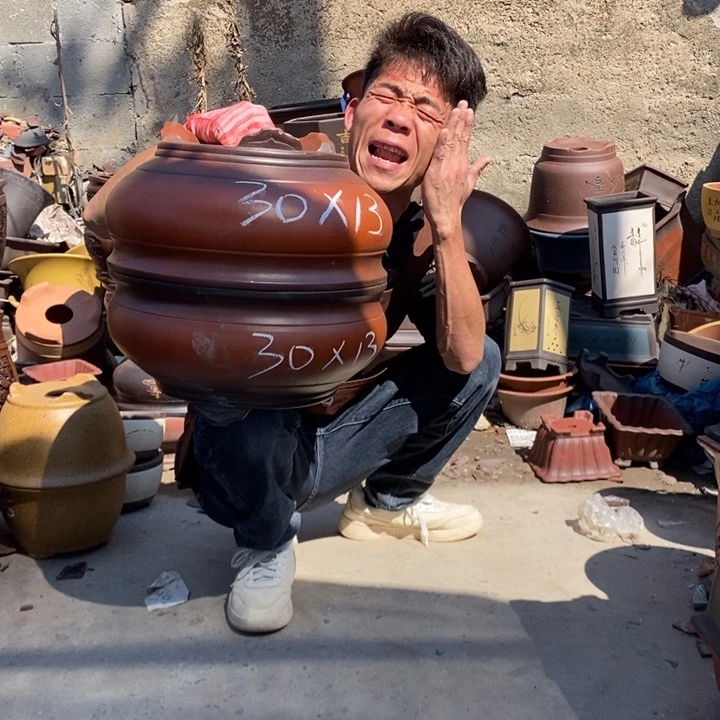 紫砂花盆紫砂壶的时候就是这么