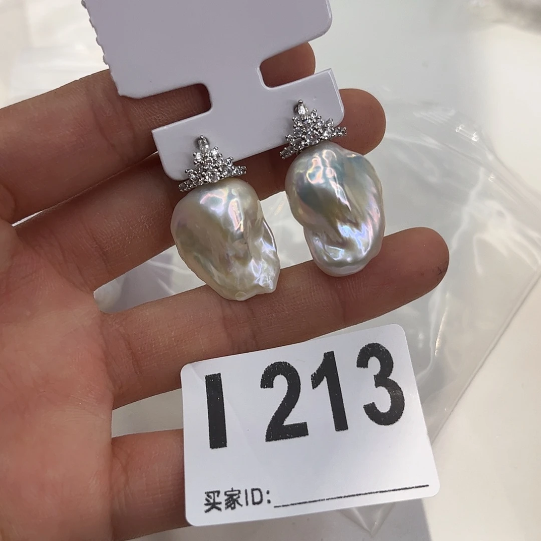 耳饰合金淡水珍珠