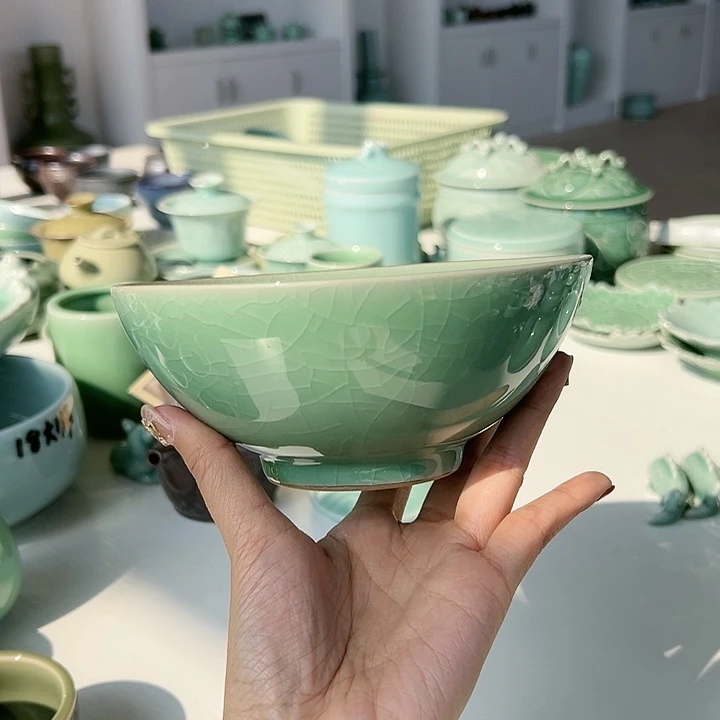 小米茶器龙泉青瓷