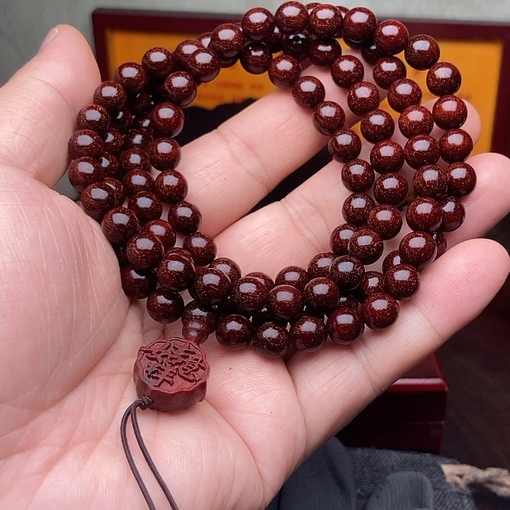 木【镇店之宝】0.8印尼小叶紫檀老料泥料无敌超爆满真金星