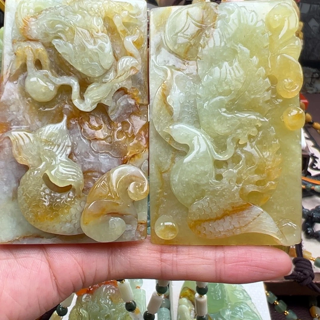 岫玉未镶嵌挂件挂件