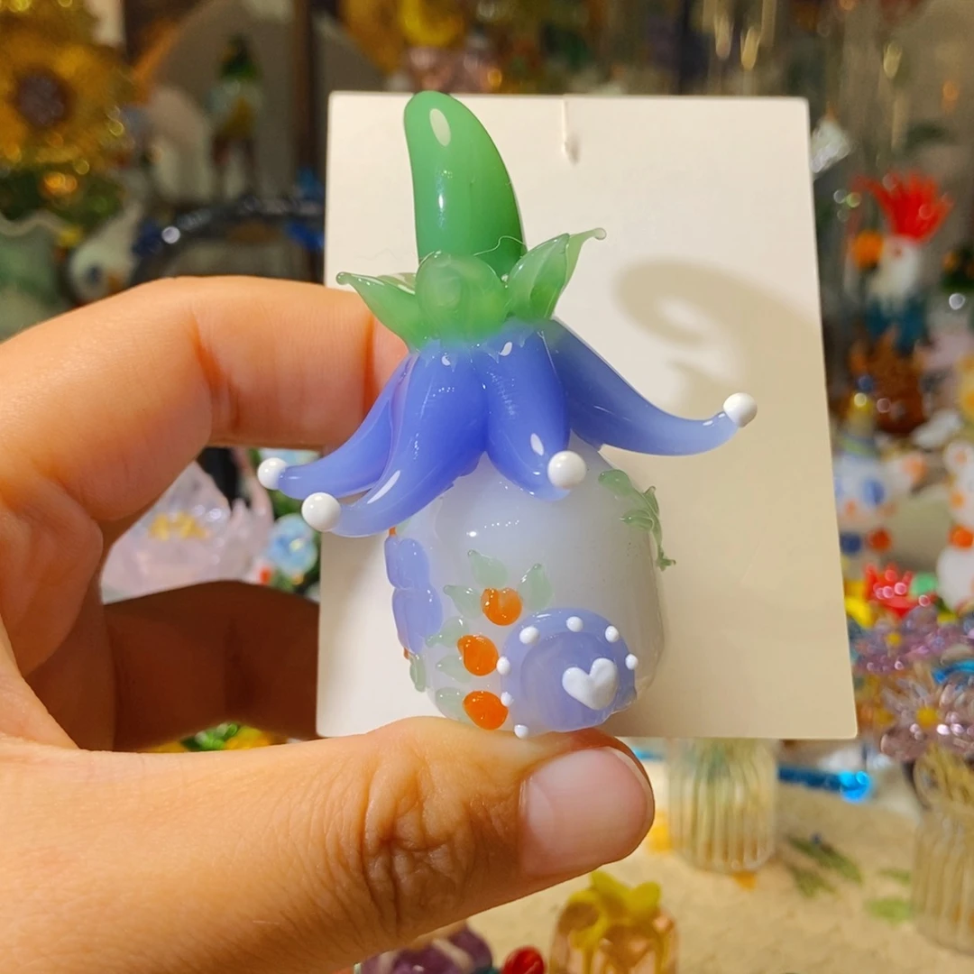 琉璃手工艺品玫瑰花房