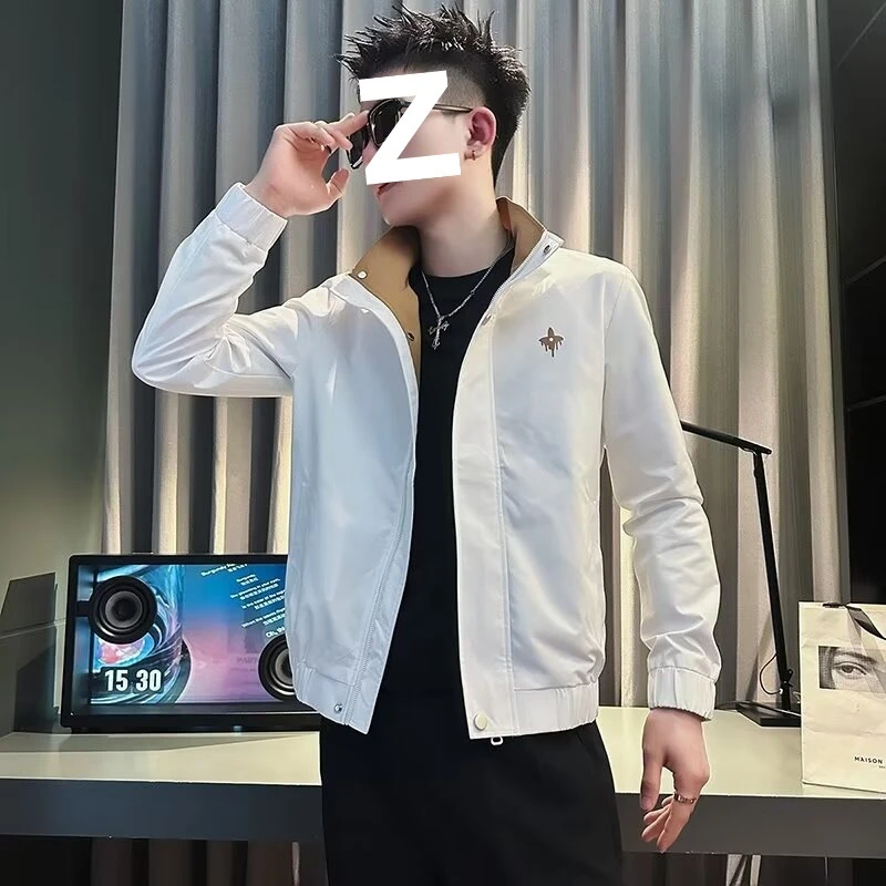 青少年2025新款工装夹克男ins潮牌休闲上衣痞帅男装褂子春秋季立