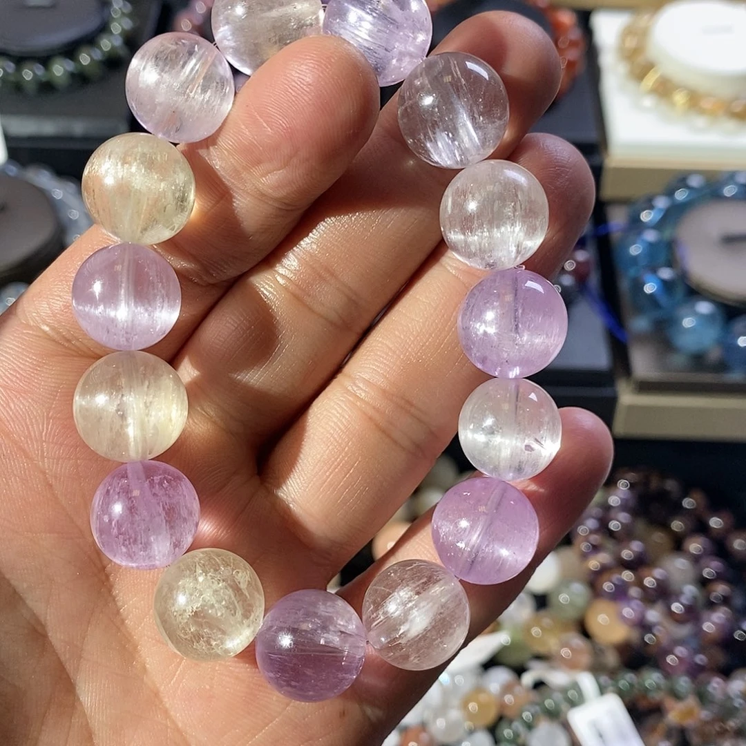 紫锂辉锂辉石未镶嵌彩锂辉