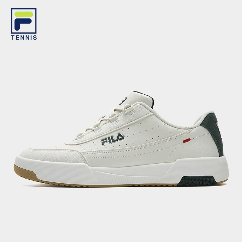 Fila/斐乐男【圆盾二代】秋冬新款情侣复古网球运动板鞋A12M611005F