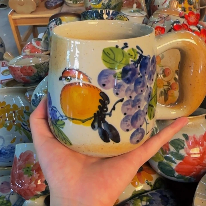 瓷片景德镇陶瓷手工手绘