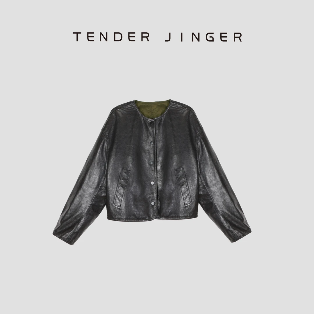 Tender Jinger｜线下专供 两面穿绵羊皮显瘦外套T53XIU41378