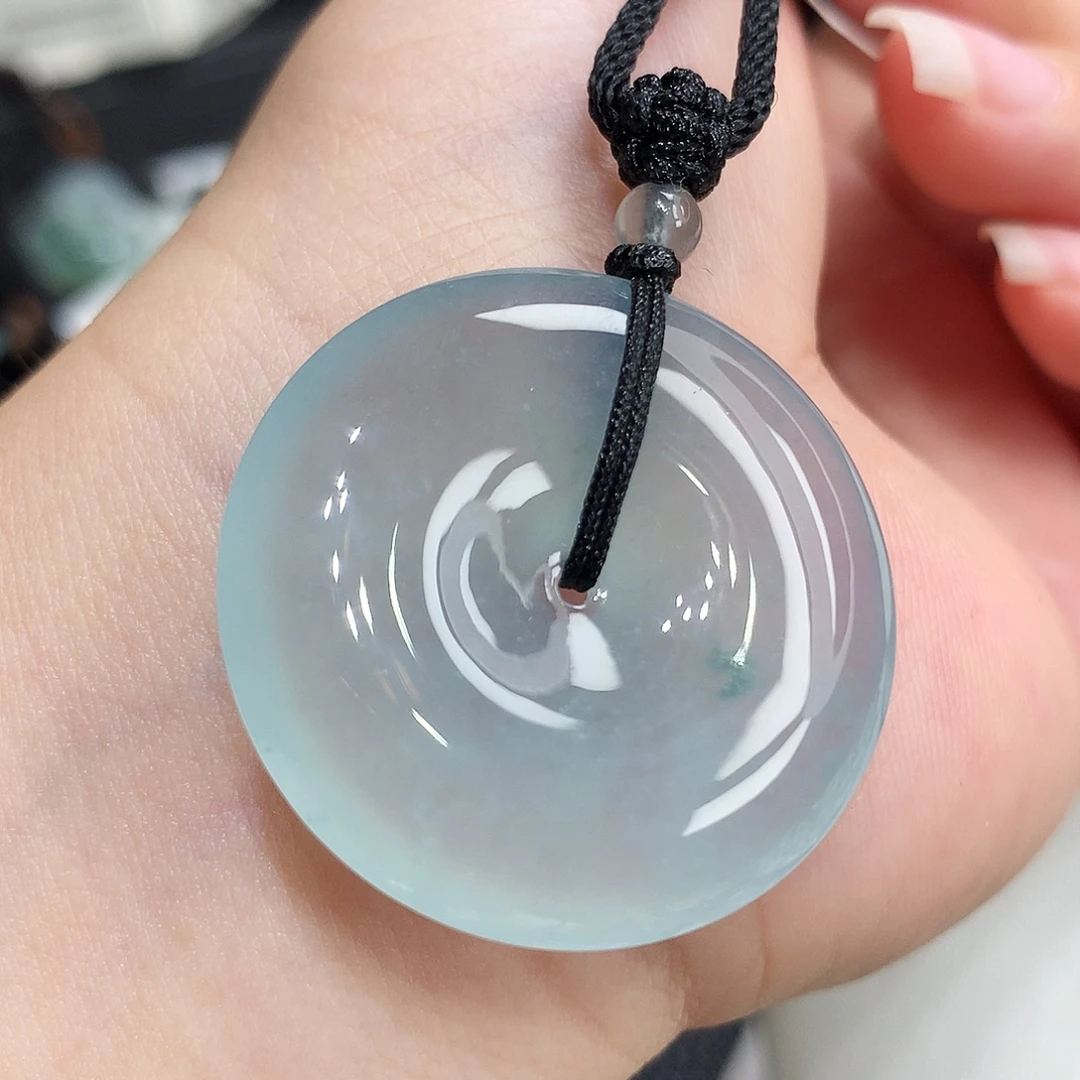 翡翠未镶嵌胸饰翡翠103，32.3/6.1