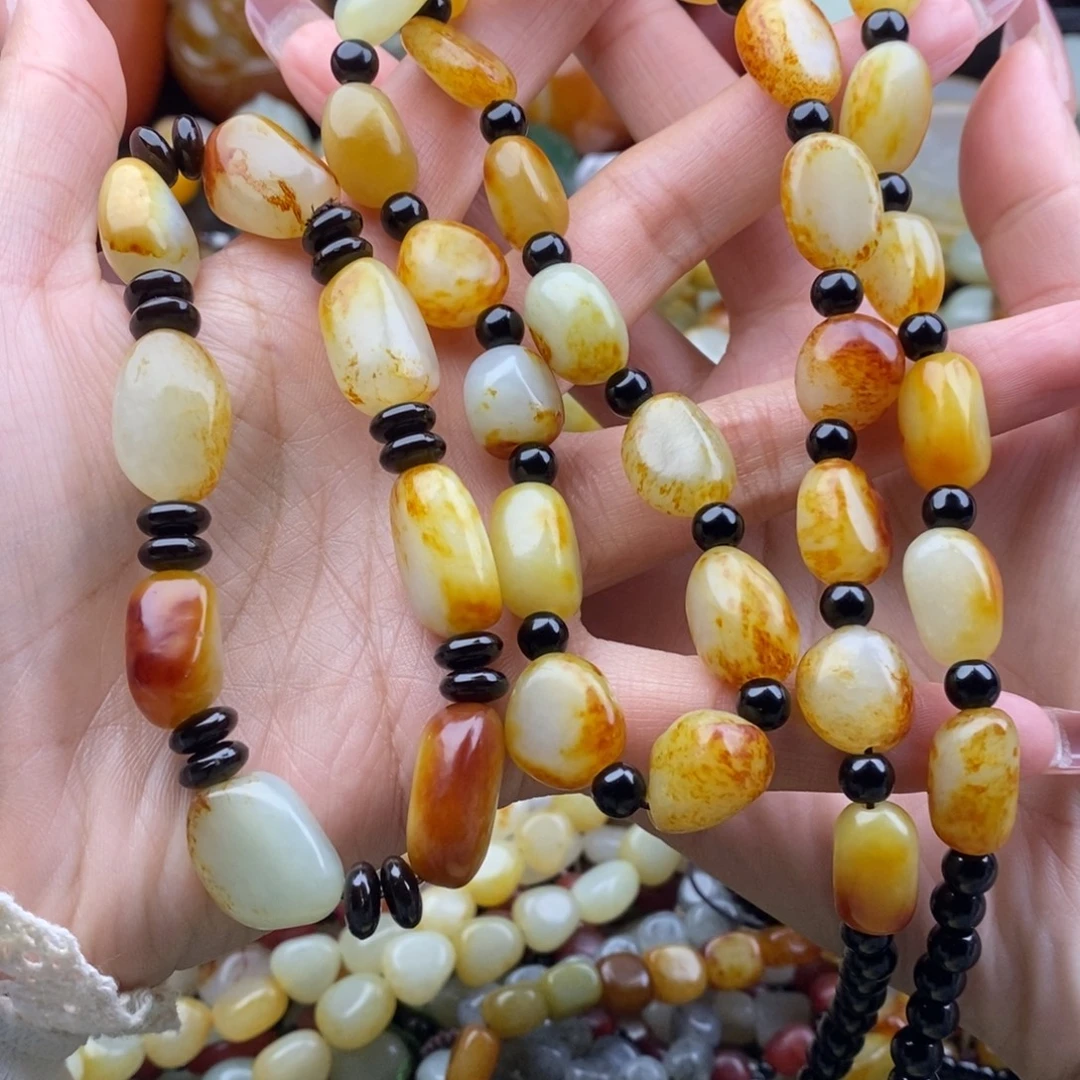 得***胜和田玉未镶嵌手链