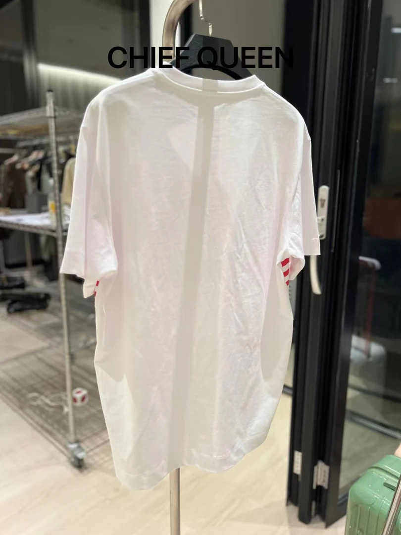 “字母短袖T恤”宽版男女款短袖T恤6706