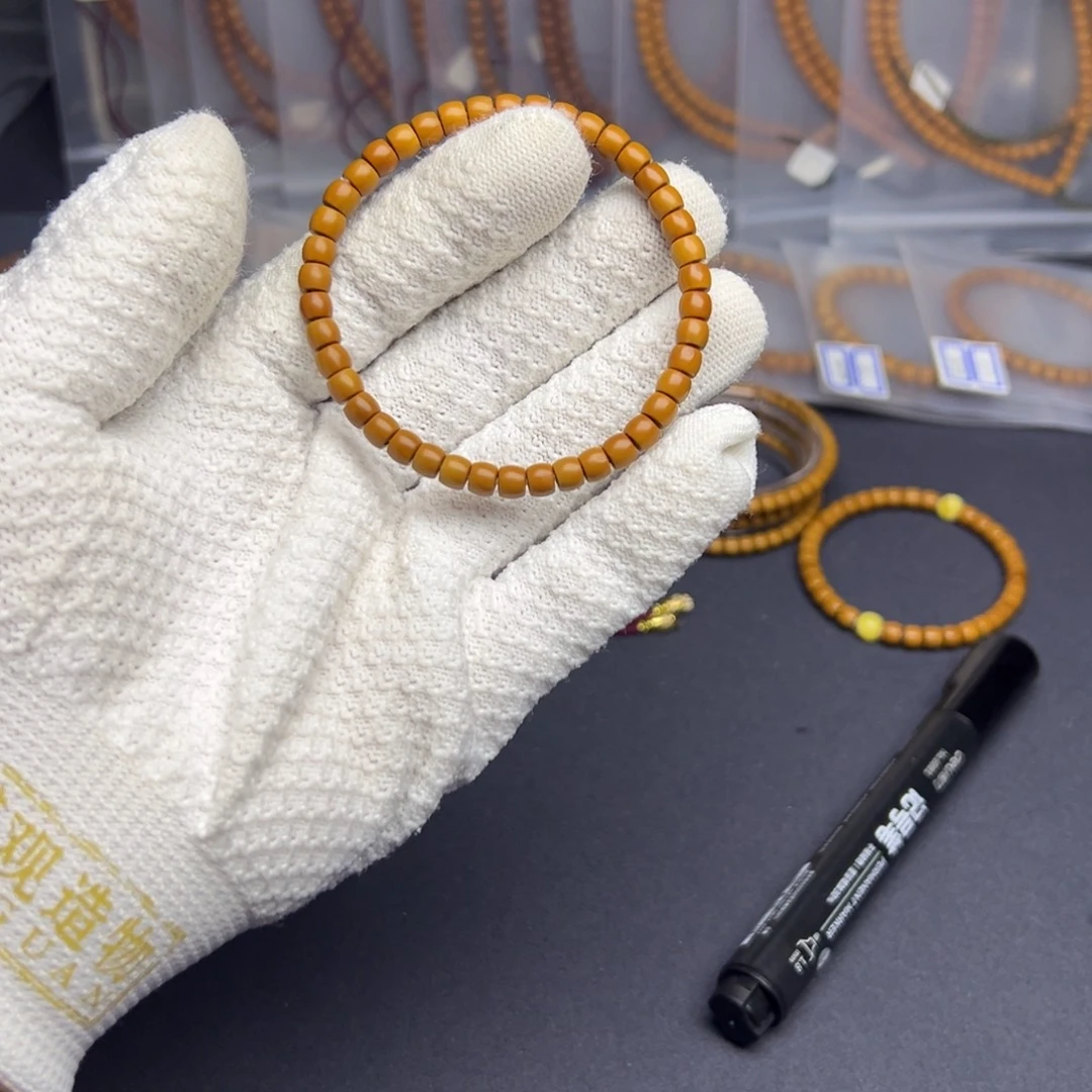 橄榄核手串老挝核尖5.4mm 竞拍21