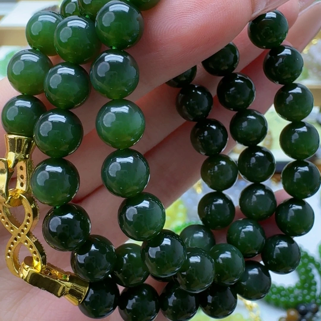 和田玉未镶嵌手链