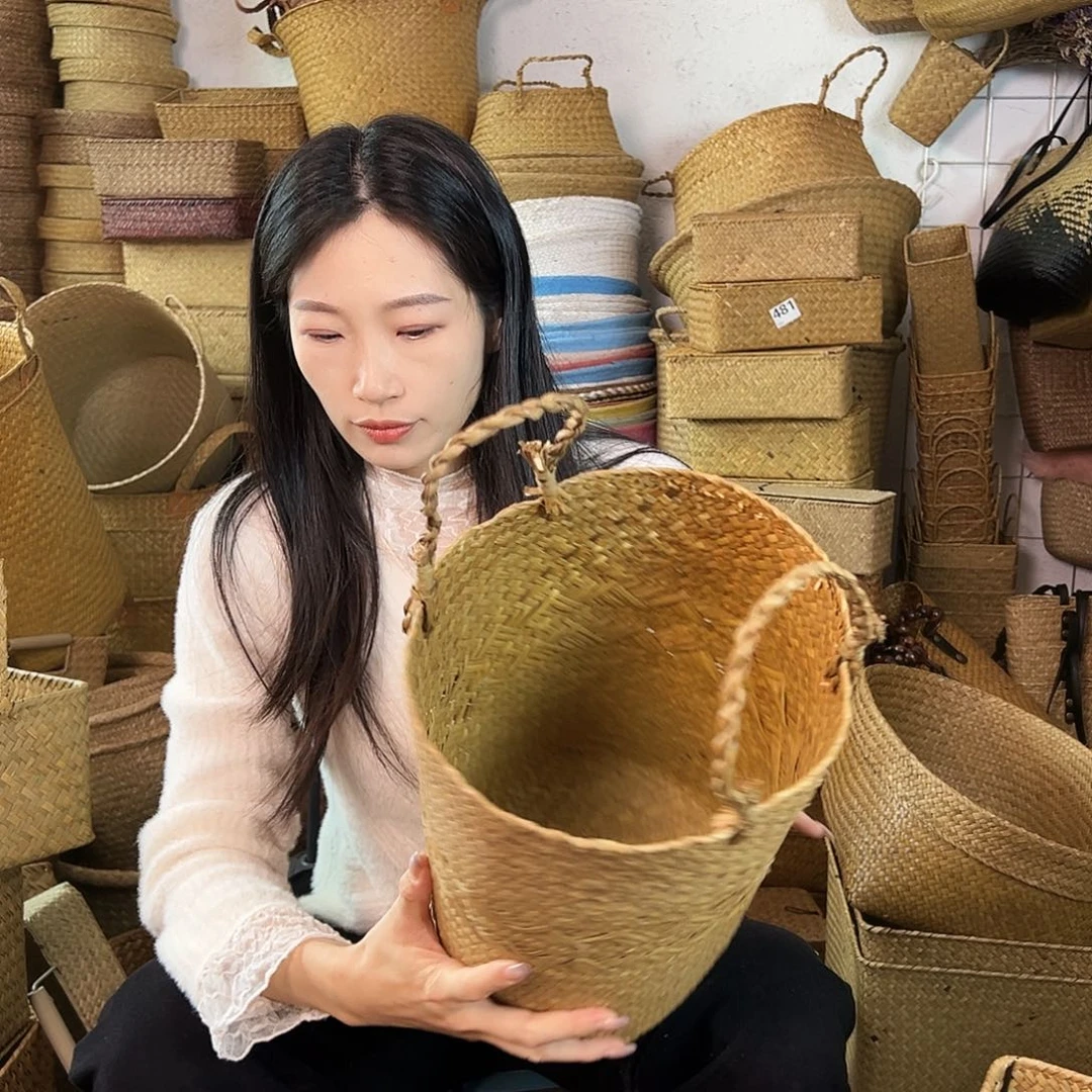 草编草编包/草编收纳盒微瑕疵