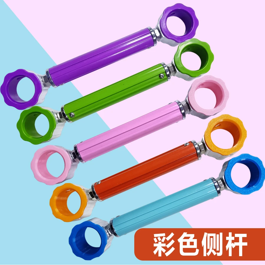 【彩色滑杆式M绷侧杆】十字绣滑杆式M绷通用铝合金侧杆10/15/20厘米