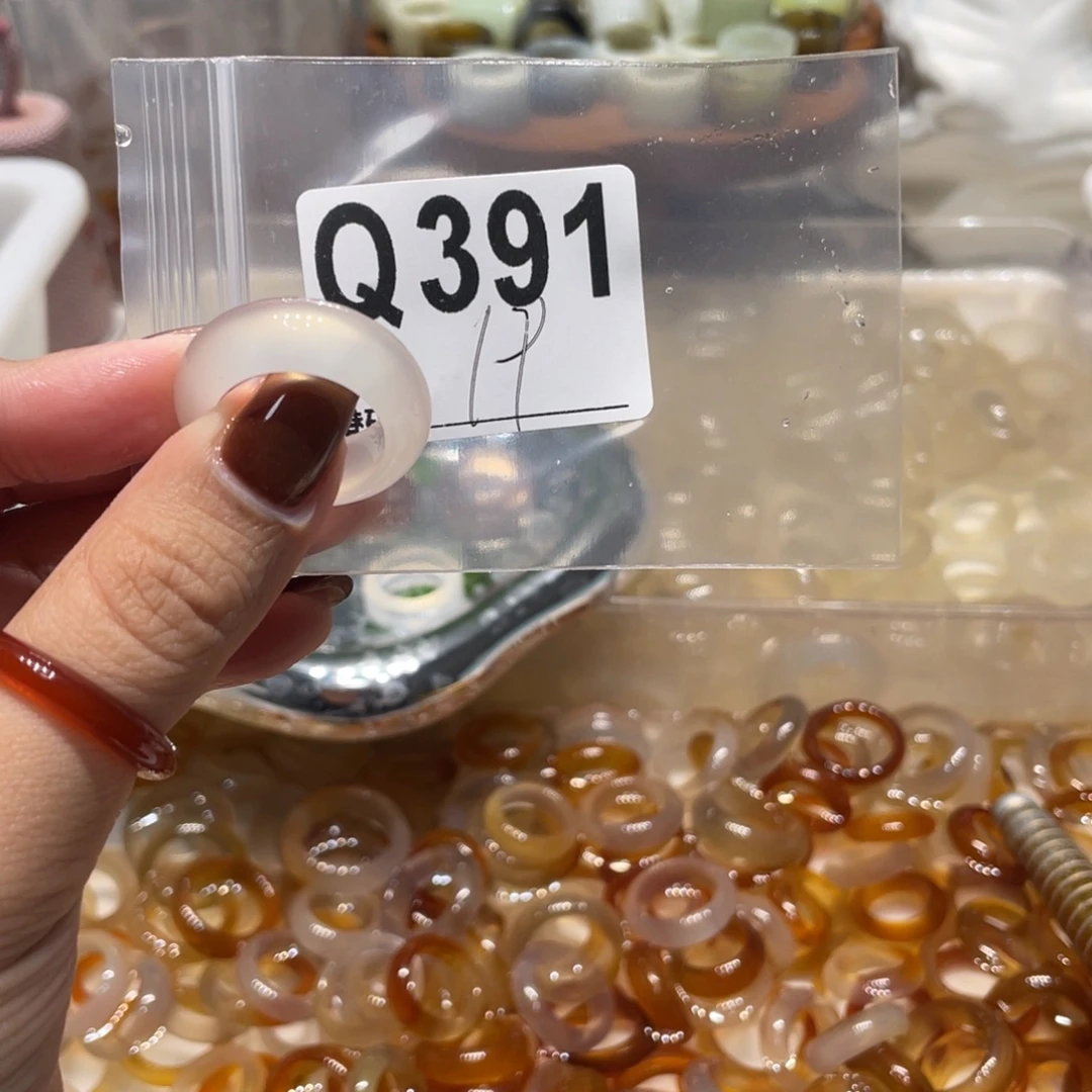 玛瑙/玉髓未镶嵌戒指391
